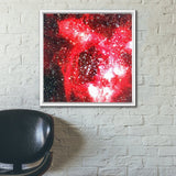 N44 H II Region Wall Art including Frame - darkmatterprints -