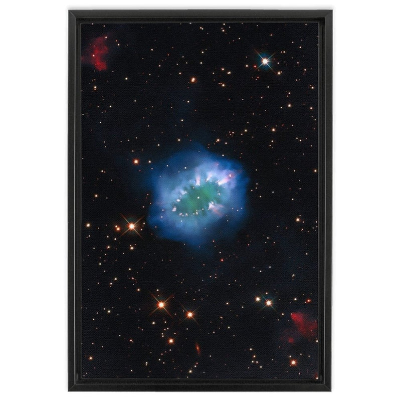 Necklace Nebula Wall Art including Frame - darkmatterprints -