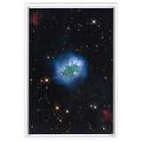 Necklace Nebula Wall Art including Frame - darkmatterprints -