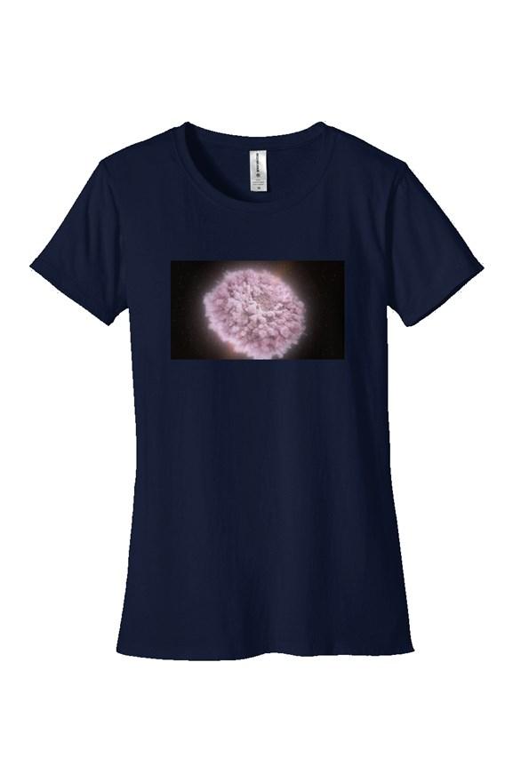 Neutron Stars Create Gold and Platinum in Their Wake Women's Organic Cotton T-Shirt - darkmatterprints - tshirts