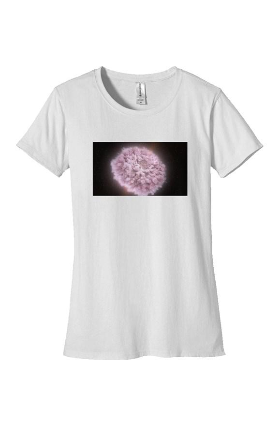 Neutron Stars Create Gold and Platinum in Their Wake Women's Organic Cotton T-Shirt - darkmatterprints - tshirts