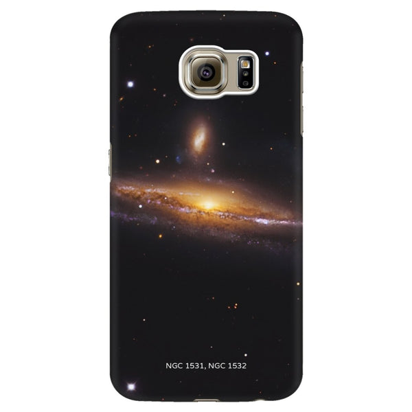 NGC 1531, NGC 1532 Android Phone Case - darkmatterprints - Phone Cases
