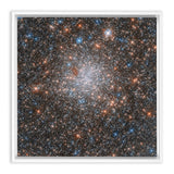 NGC 1898 Globular Cluster Framed Canvas Wraps - darkmatterprints -