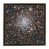 NGC 1898 Globular Cluster Framed Canvas Wraps - darkmatterprints -