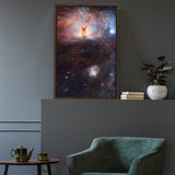 NGC 2024 | Flame Nebula Wall Art including Frame - darkmatterprints -