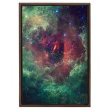 NGC 2237 (Unicorn's Rose) Wall Art including Frame - darkmatterprints -