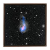 NGC 3226 and NGC 3227 Wall Art including Frame - darkmatterprints -