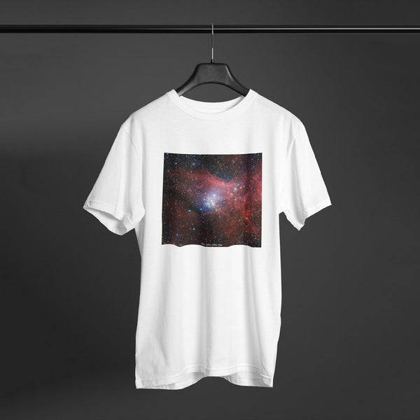 NGC 3293 | Milky Way Men's Organic Cotton T-Shirt - darkmatterprints - Apparel