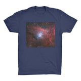 NGC 3293 | Milky Way Men's Organic Cotton T-Shirt - darkmatterprints - Apparel