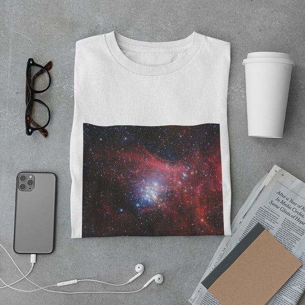 NGC 3293 | Milky Way Men's Organic Cotton T-Shirt - darkmatterprints - Apparel