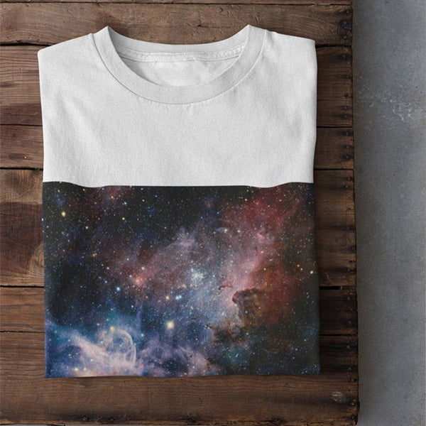 NGC 3372 (Carina Nebula) | Milky Way Men's Organic Cotton T-Shirt - darkmatterprints - Apparel