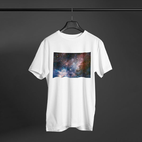 NGC 3372 (Carina Nebula) | Milky Way Men's Organic Cotton T-Shirt - darkmatterprints - Apparel
