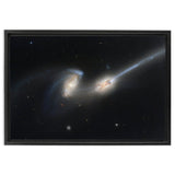 NGC 4676 (Mice Galaxies) Framed Canvas Wraps - darkmatterprints -
