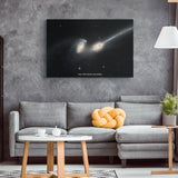 NGC 4676 (Mice Galaxies) Wall Art - darkmatterprints - Canvas Wall Art 2