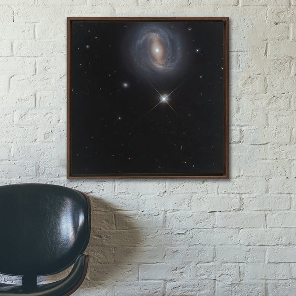 NGC 4907 Wall Art including Frame - darkmatterprints -
