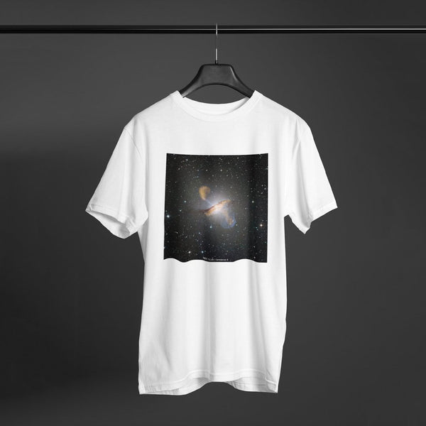 NGC 5128 | Centaurus A Men's Organic Cotton T-Shirt - darkmatterprints - Apparel