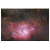 NGC 6523 | Lagoon Nebula Wall Art - darkmatterprints - Canvas Wall Art 2