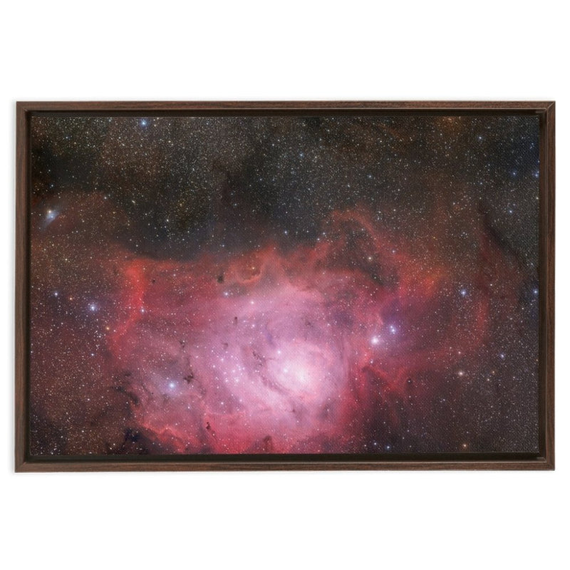 NGC 6523 | Lagoon Nebula Wall Art including Frame - darkmatterprints -