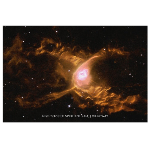 NGC 6537 (Red Spider Nebula) | Milky Way Wall Art - darkmatterprints - Canvas Wall Art 2