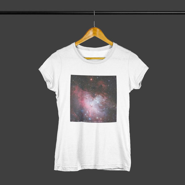 NGC 6611 (Pillars of Creation) | Milky Way Women's Organic Cotton T-Shirt - darkmatterprints - tshirts