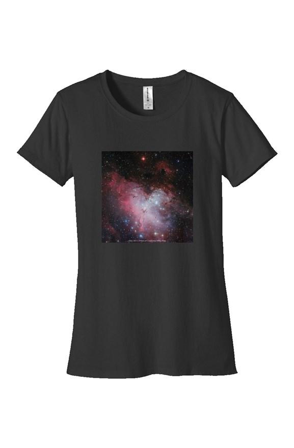 NGC 6611 (Pillars of Creation) | Milky Way Women's Organic Cotton T-Shirt - darkmatterprints - tshirts