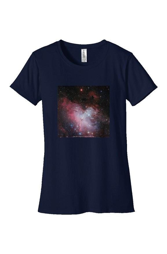 NGC 6611 (Pillars of Creation) | Milky Way Women's Organic Cotton T-Shirt - darkmatterprints - tshirts