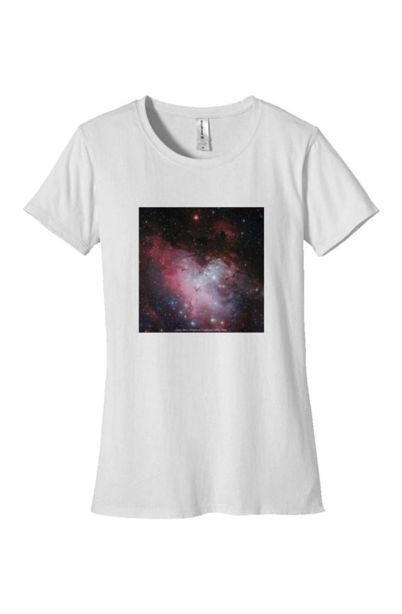 NGC 6611 (Pillars of Creation) | Milky Way Women's Organic Cotton T-Shirt - darkmatterprints - tshirts