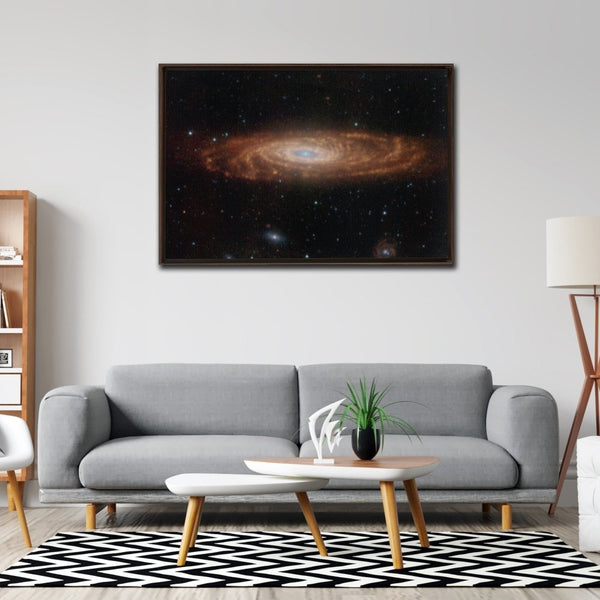 NGC 7331 Our Galaxy's Twin Wall Art including Frame - darkmatterprints -