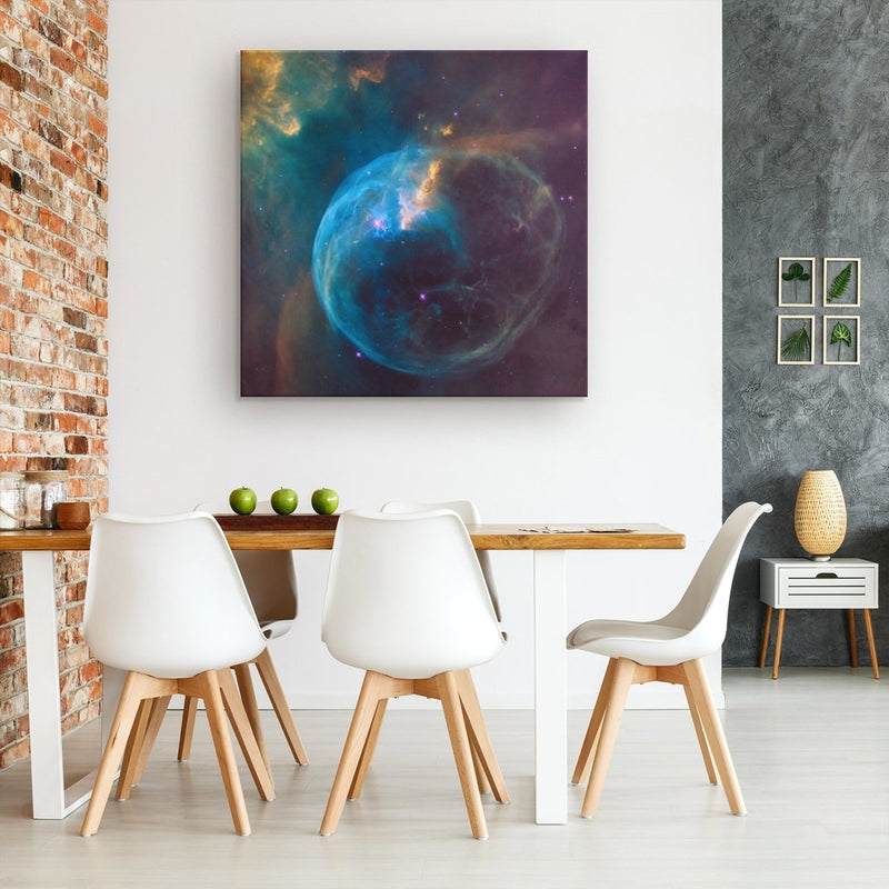 NGC 7635 (Bubble Nebula) Wall Art - darkmatterprints - Canvas Wall Art 3