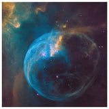 NGC 7635 (Bubble Nebula) Wall Art - darkmatterprints - Canvas Wall Art 3