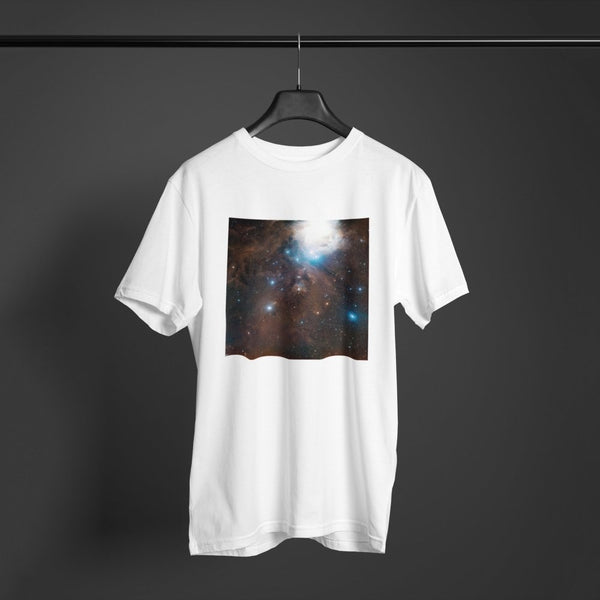 Orion Nebula Messier 42 Men's Organic Cotton T-Shirt - darkmatterprints - Apparel