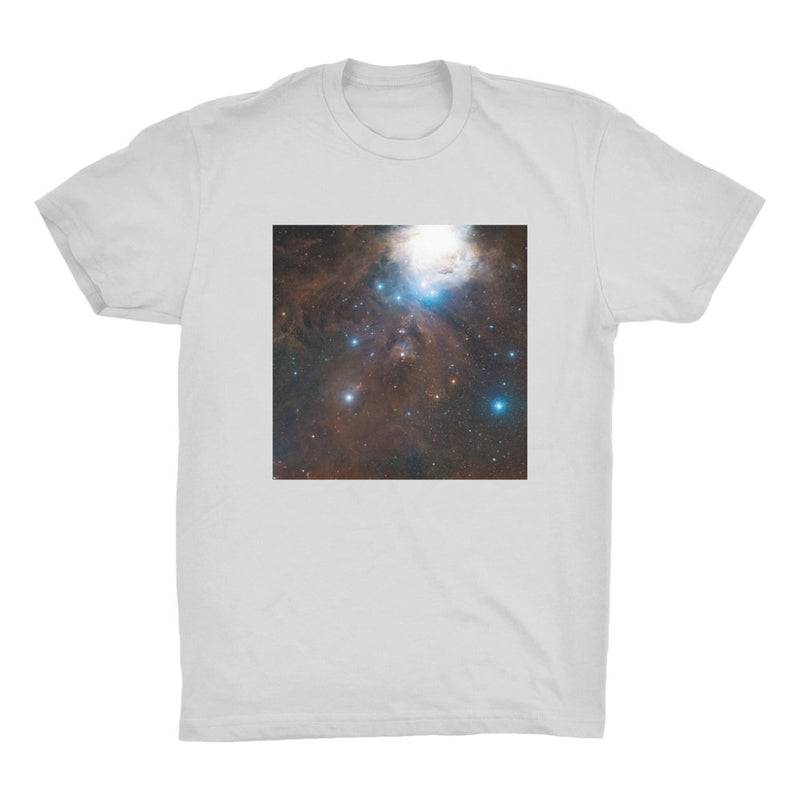 Orion Nebula Messier 42 Men's Organic Cotton T-Shirt - darkmatterprints - Apparel