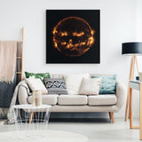 Our Halloween Sun Wall Art - darkmatterprints - Canvas Wall Art 2