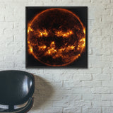 Our Halloween Sun Wall Art including Frame - darkmatterprints -