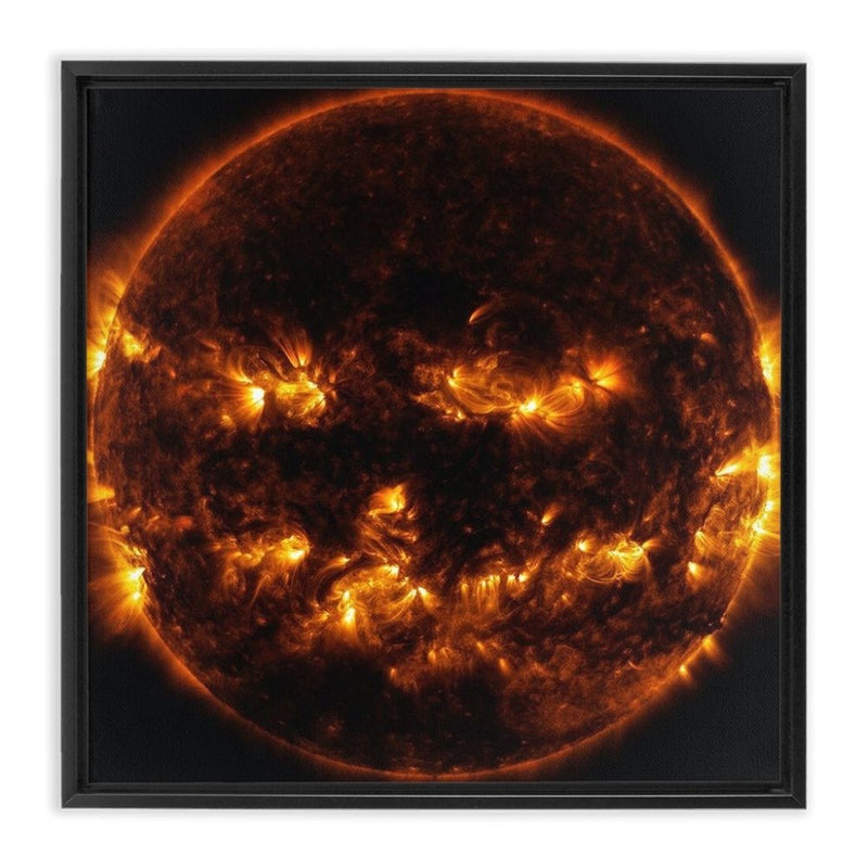 Our Halloween Sun Wall Art including Frame - darkmatterprints -