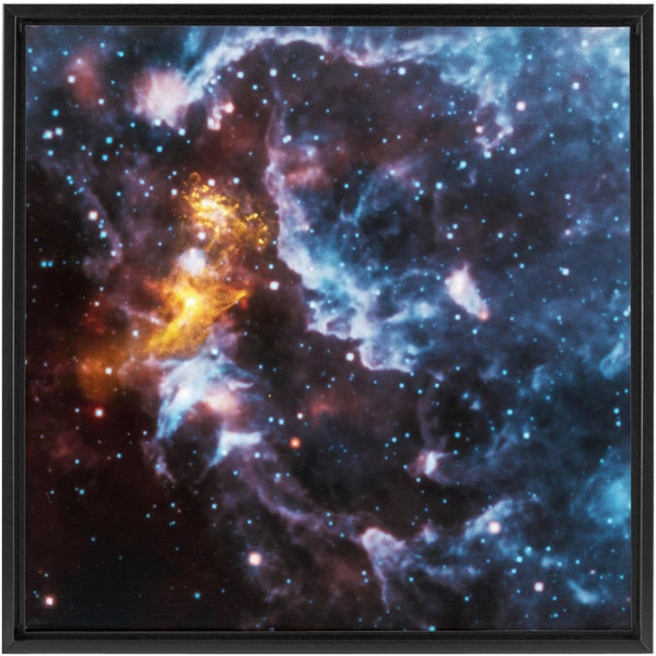 Pareidolia in the Cosmic Clouds Wall Art including Frame - darkmatterprints -