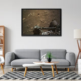 Partial Panoramic View from Mars Wall Art including Frame - darkmatterprints -