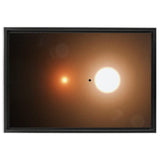 Planet TOI 1338 b Wall Art including Frame - darkmatterprints -