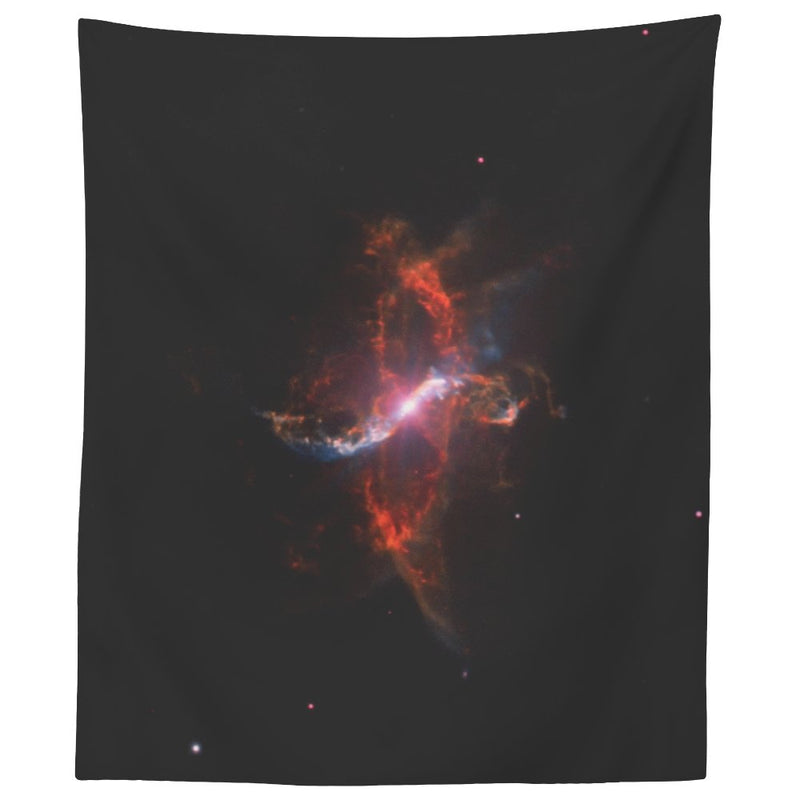 R Aquarii (Symbiotic Binary) Tapestry - darkmatterprints - Tapestries