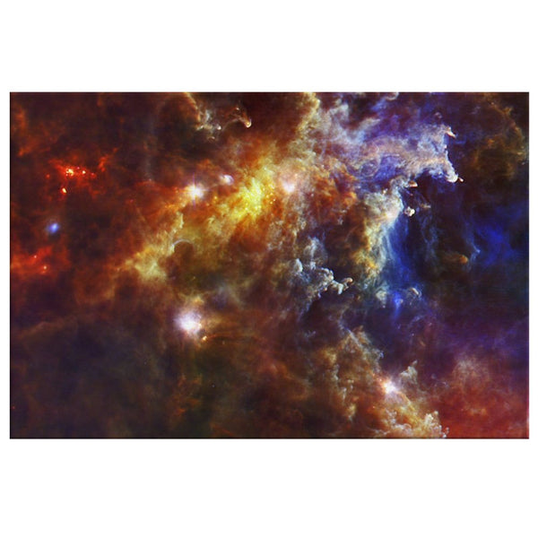Rosette Nebula Gives Birth to Stars Wall Art - darkmatterprints - Canvas Wall Art 2