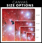 Spectacular Stellar Nursery IC 2944 Wall Art - darkmatterprints - Canvas Wall Art 2