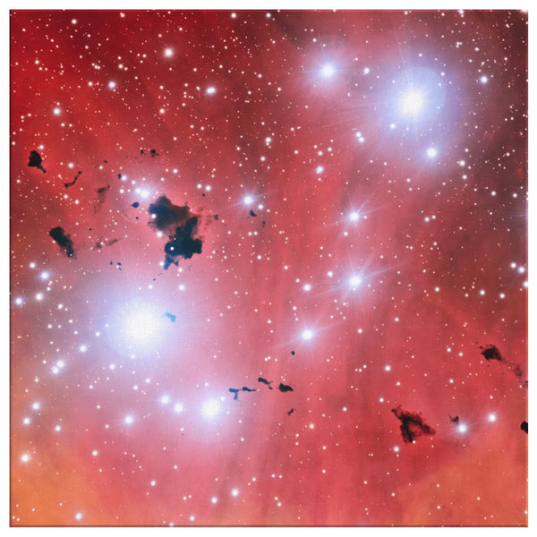 Spectacular Stellar Nursery IC 2944 Wall Art - darkmatterprints - Canvas Wall Art 2