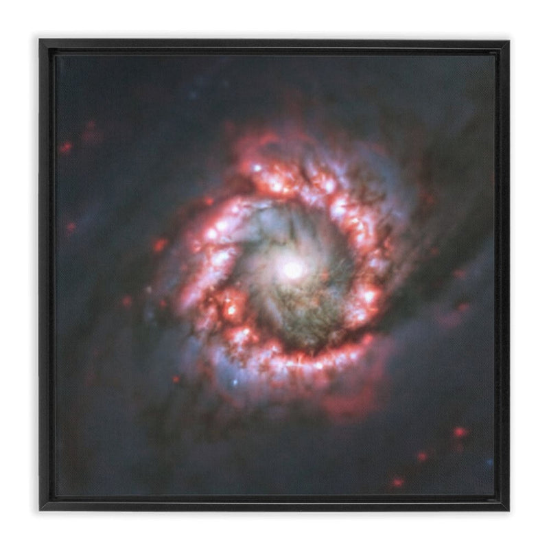 Spiral Galaxy NGC 1097 Wall Art including Frame - darkmatterprints -