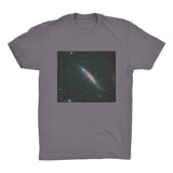 Spiral Galaxy NGC 4945 Men's Organic Cotton T-Shirt - darkmatterprints - Apparel