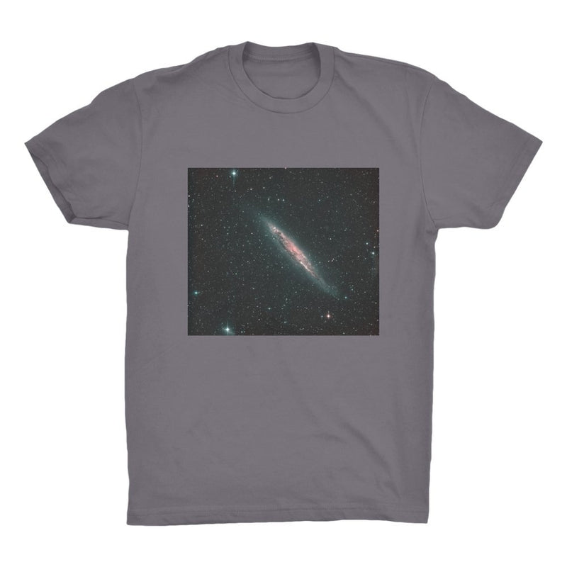 Spiral Galaxy NGC 4945 Men's Organic Cotton T-Shirt - darkmatterprints - Apparel