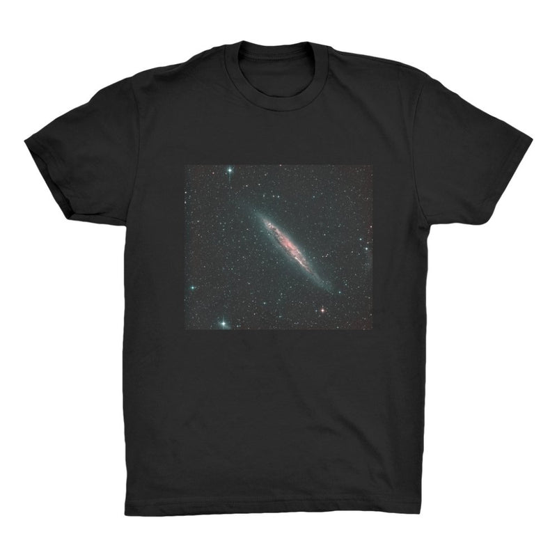 Spiral Galaxy NGC 4945 Men's Organic Cotton T-Shirt - darkmatterprints - Apparel