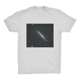 Spiral Galaxy NGC 4945 Men's Organic Cotton T-Shirt - darkmatterprints - Apparel