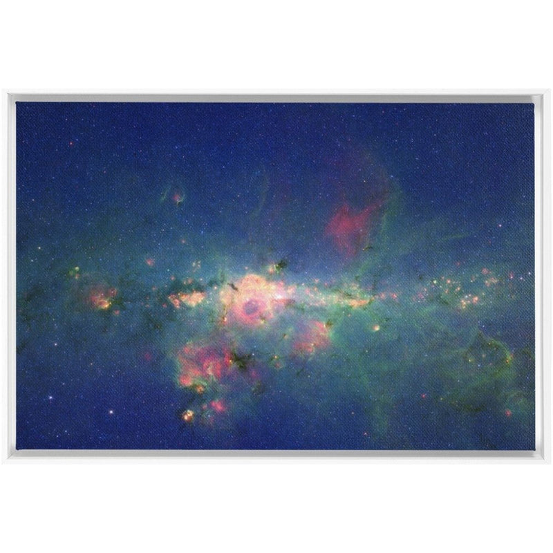 Stars Gather in 'Downtown' Milky Way Wall Art including Frame - darkmatterprints -