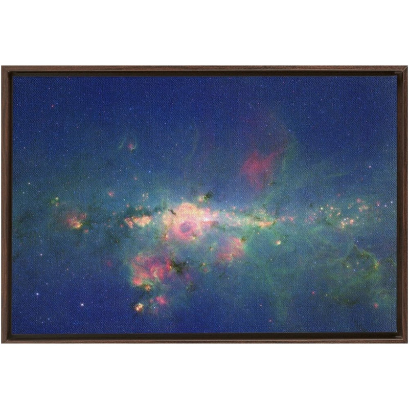 Stars Gather in 'Downtown' Milky Way Wall Art including Frame - darkmatterprints -