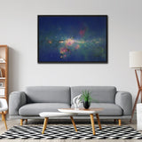 Stars Gather in 'Downtown' Milky Way Wall Art including Frame - darkmatterprints -